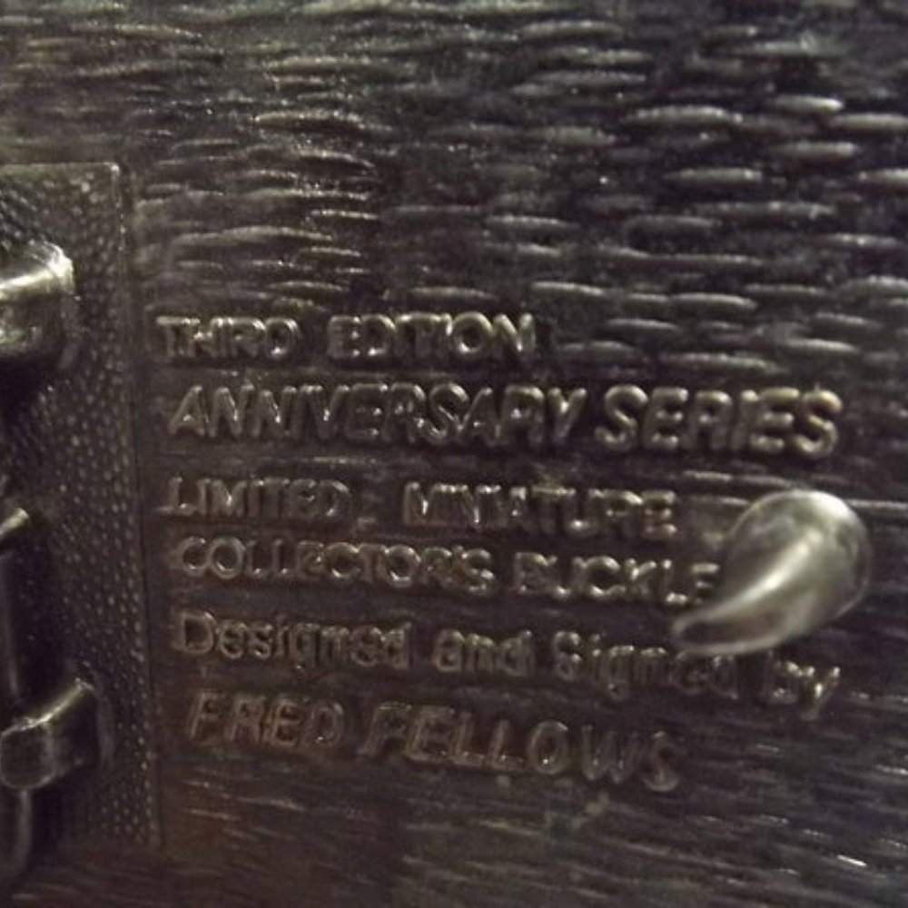 Hesston National Finals Rodeo Child's Buckle 1985 - Picture 4 of 6